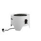 Astra Collection Fire Pit - White