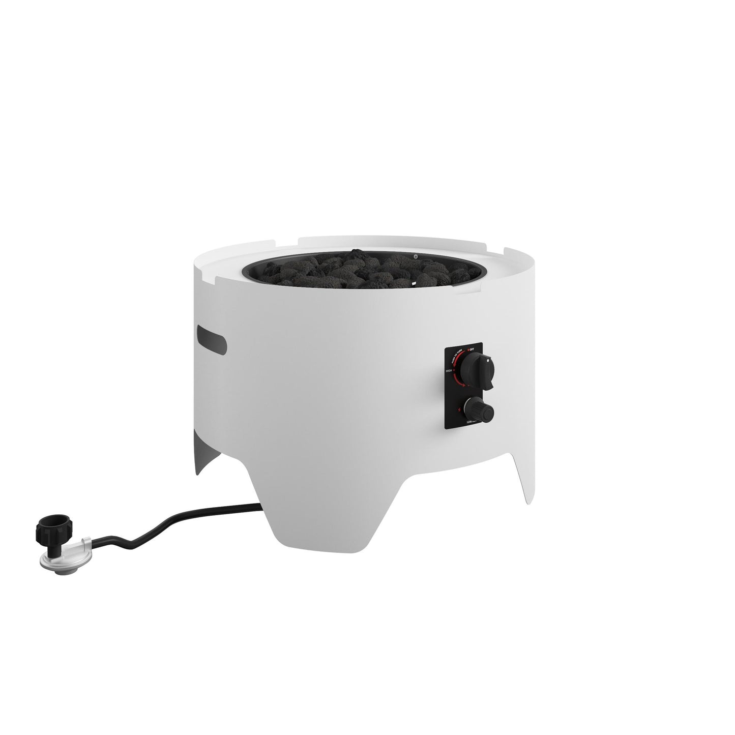 Astra Collection Fire Pit - White