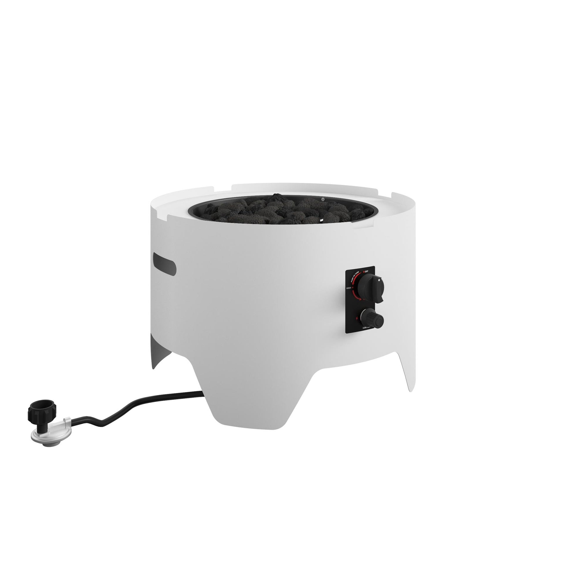 Astra Collection Fire Pit - White