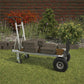 2 in 1 Commercial Use Hybrid Handtruck, 1000 lb/800 lb Weight Capacity - Silver