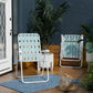 Novogratz Poolside Gossip Collection, Priscilla Folding Chairs, 2-Pack, Aqua Haze - Aqua Haze - 2-Pack