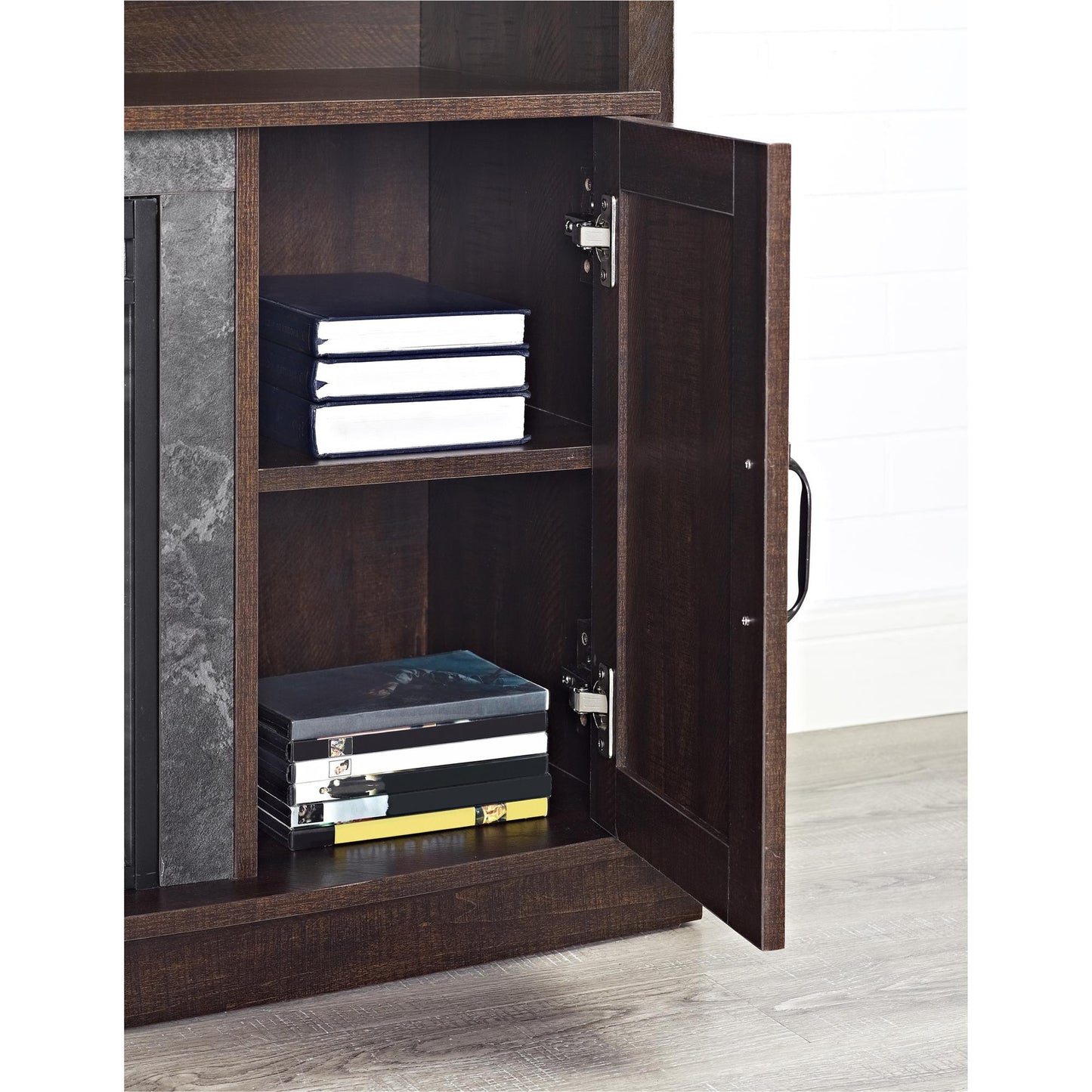 Barrow Creek Electric Fireplace TV Stand for TVs up to 60 Inch - Espresso