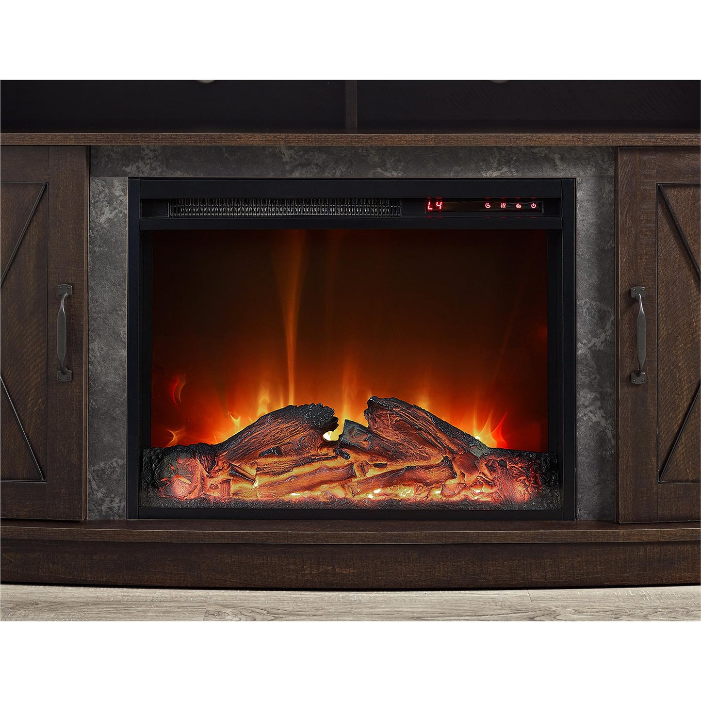 Barrow Creek Electric Fireplace TV Stand for TVs up to 60 Inch - Espresso