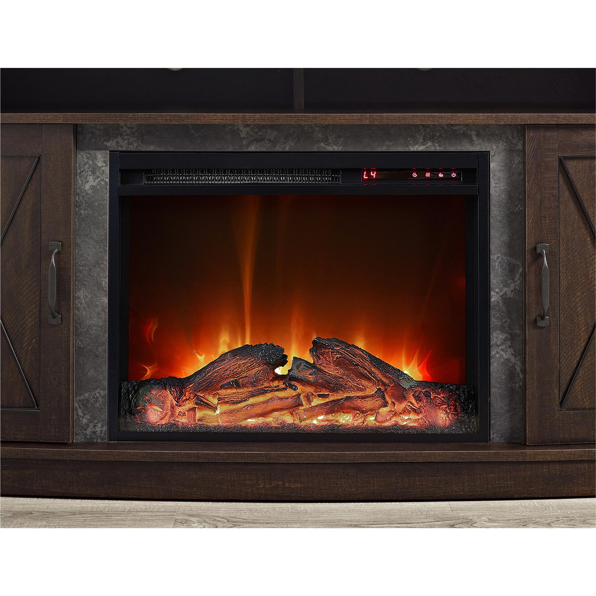 Barrow Creek Electric Fireplace TV Stand for TVs up to 60 Inch - Espresso