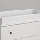 Poppy Changing Table Topper for Nursery Dresser - White