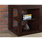 Parsons Electric Fireplace TV Stand for TVs up to 65 Inches - Espresso