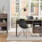 Candon Computer Desk with Filing Cabinet Drawer and Shelves - Medium Brown