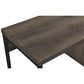 Candon Computer Desk with Filing Cabinet Drawer and Shelves - Medium Brown