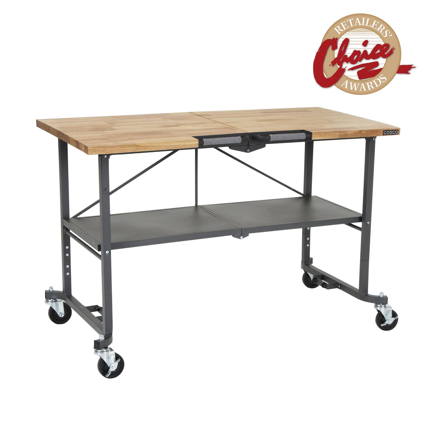 SmartFold Folding Portable Workbench and Utility Table - Gray