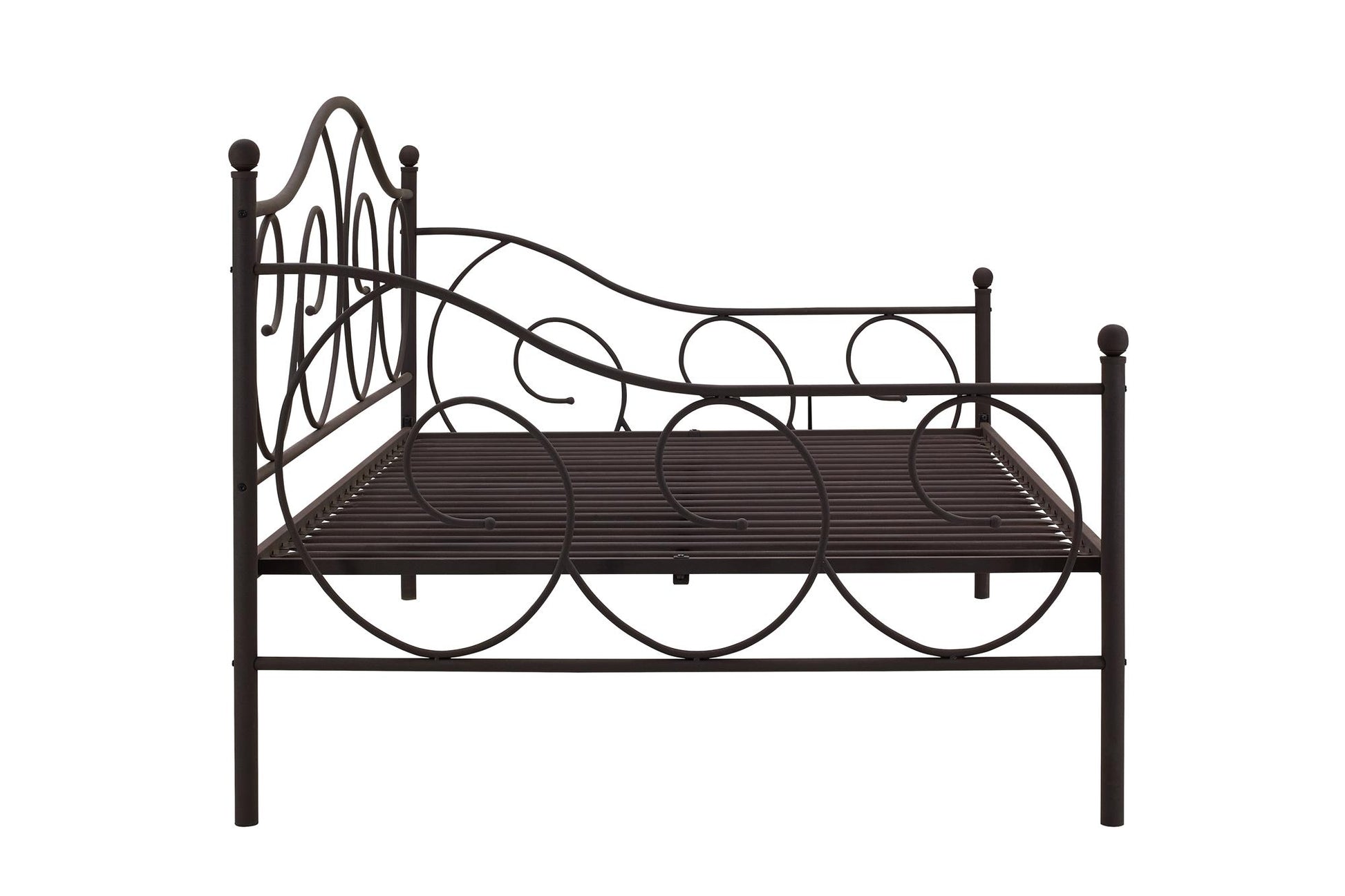 Victoria Metal Daybed with 15 Inch Clearance for Storage - Bronze - Full