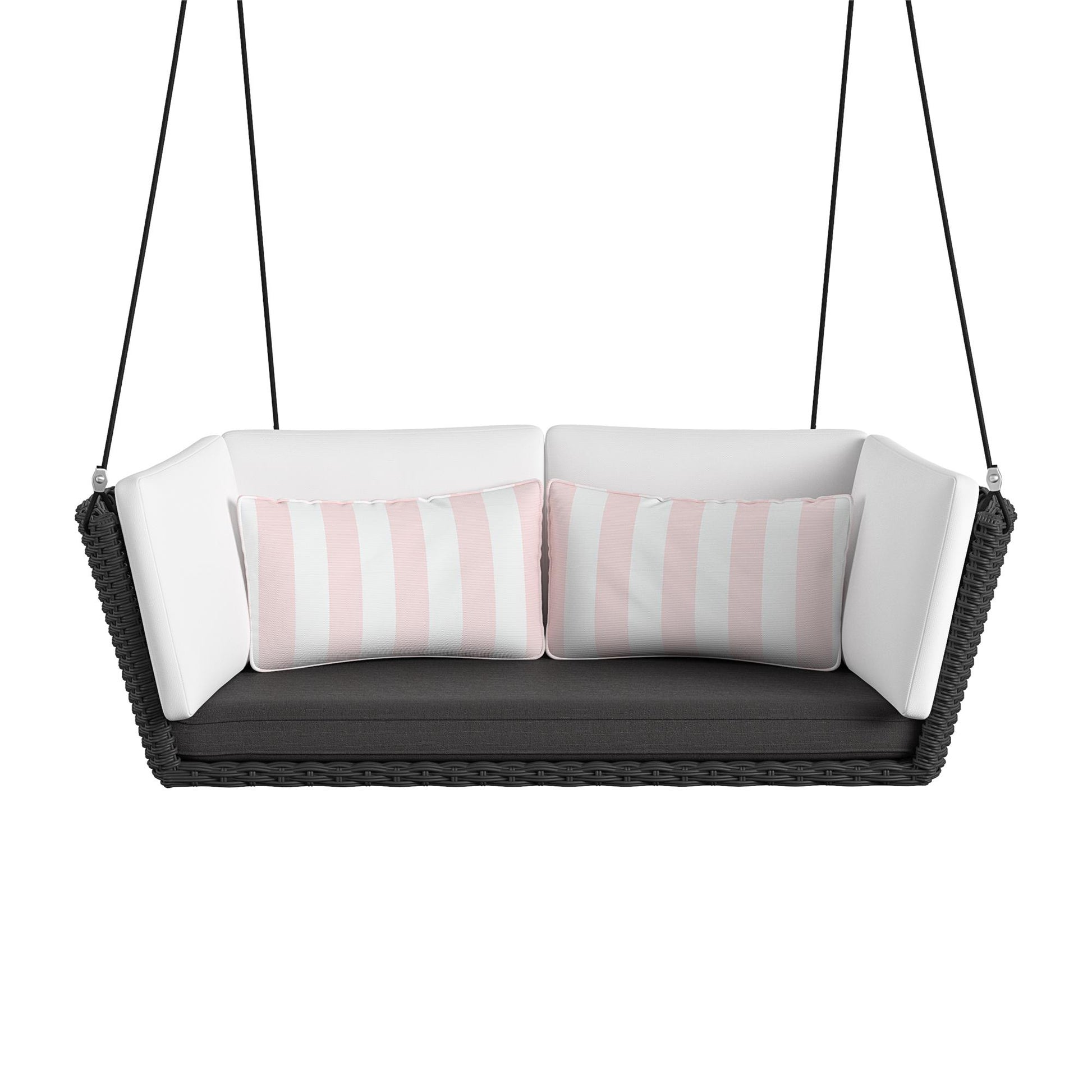 Sally Patio Swing - Light Pink - Loveseat Swing