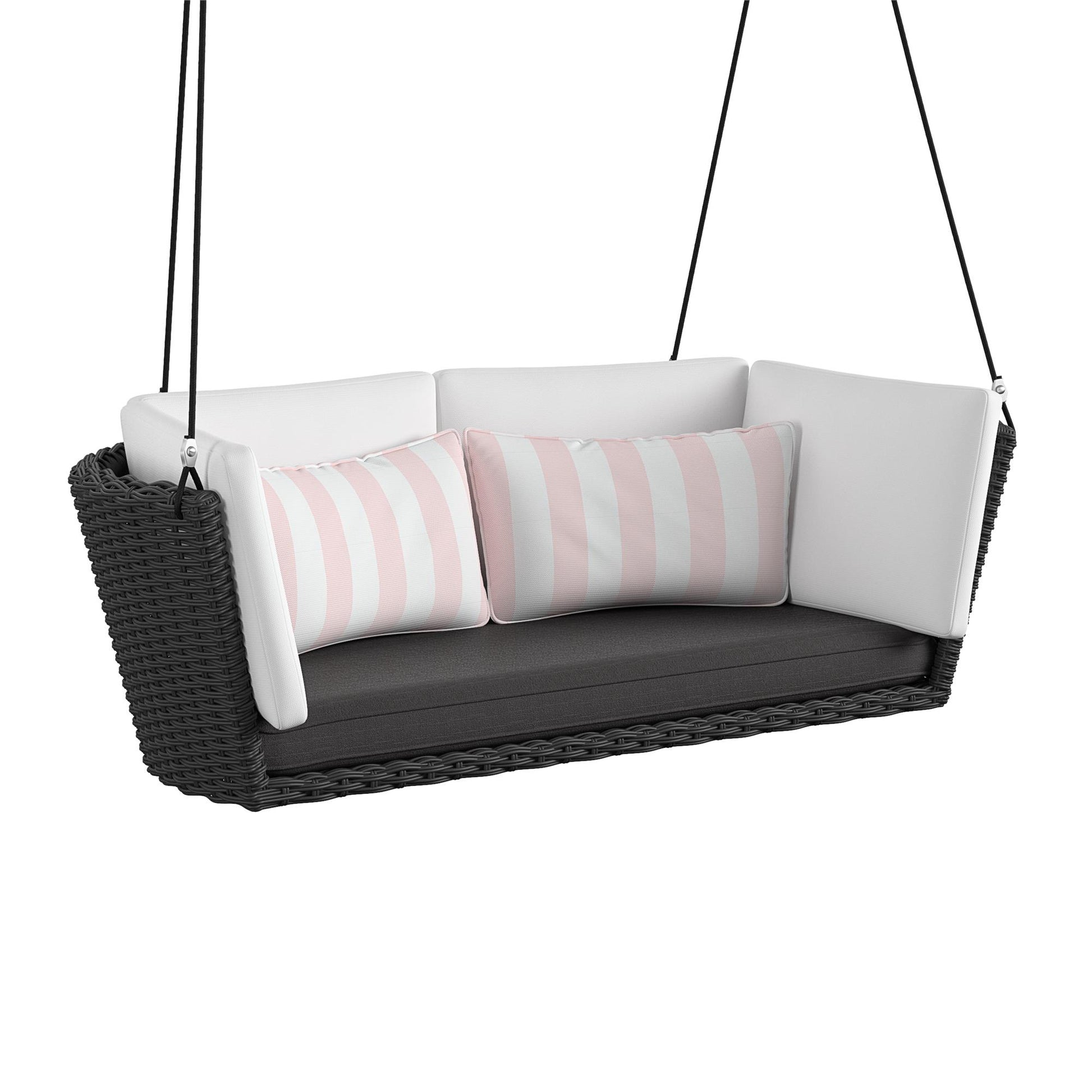 Sally Patio Swing - Light Pink - Loveseat Swing