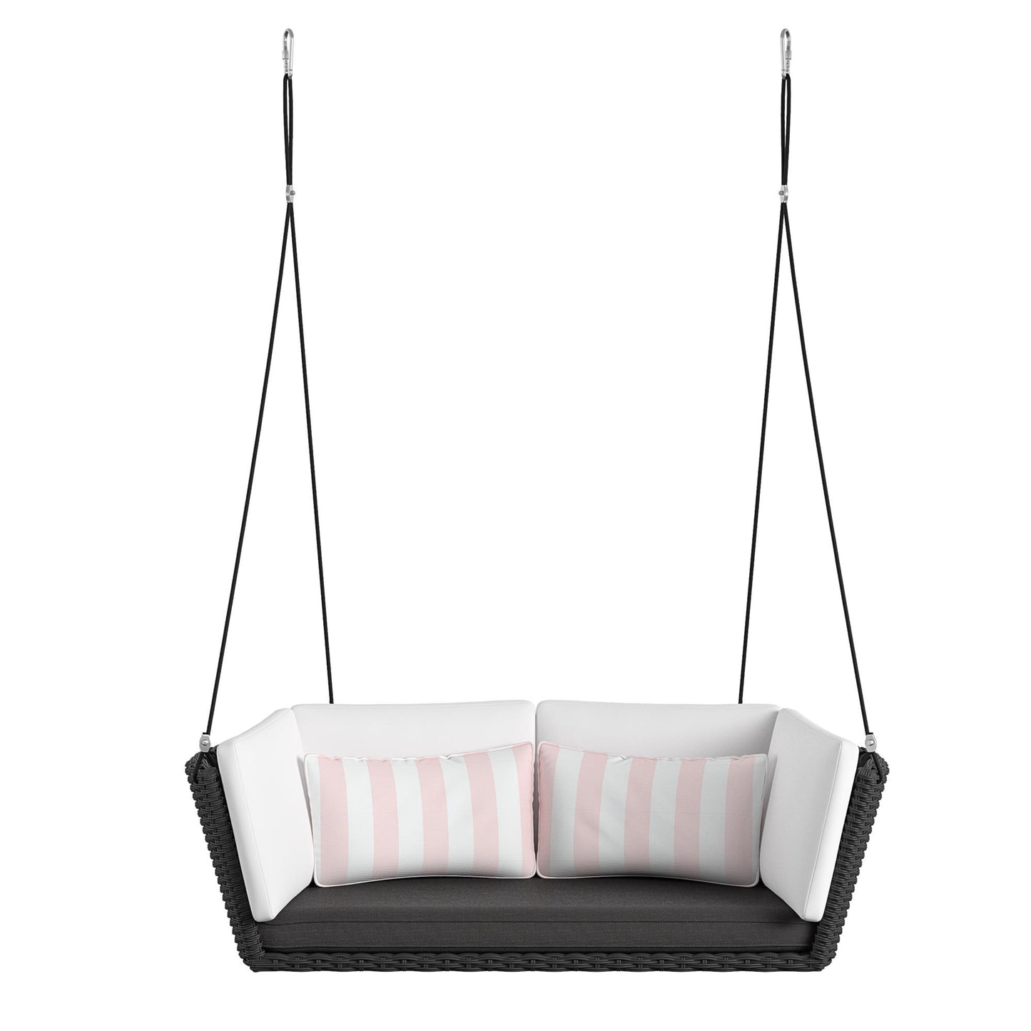 Sally Patio Swing - Light Pink - Loveseat Swing