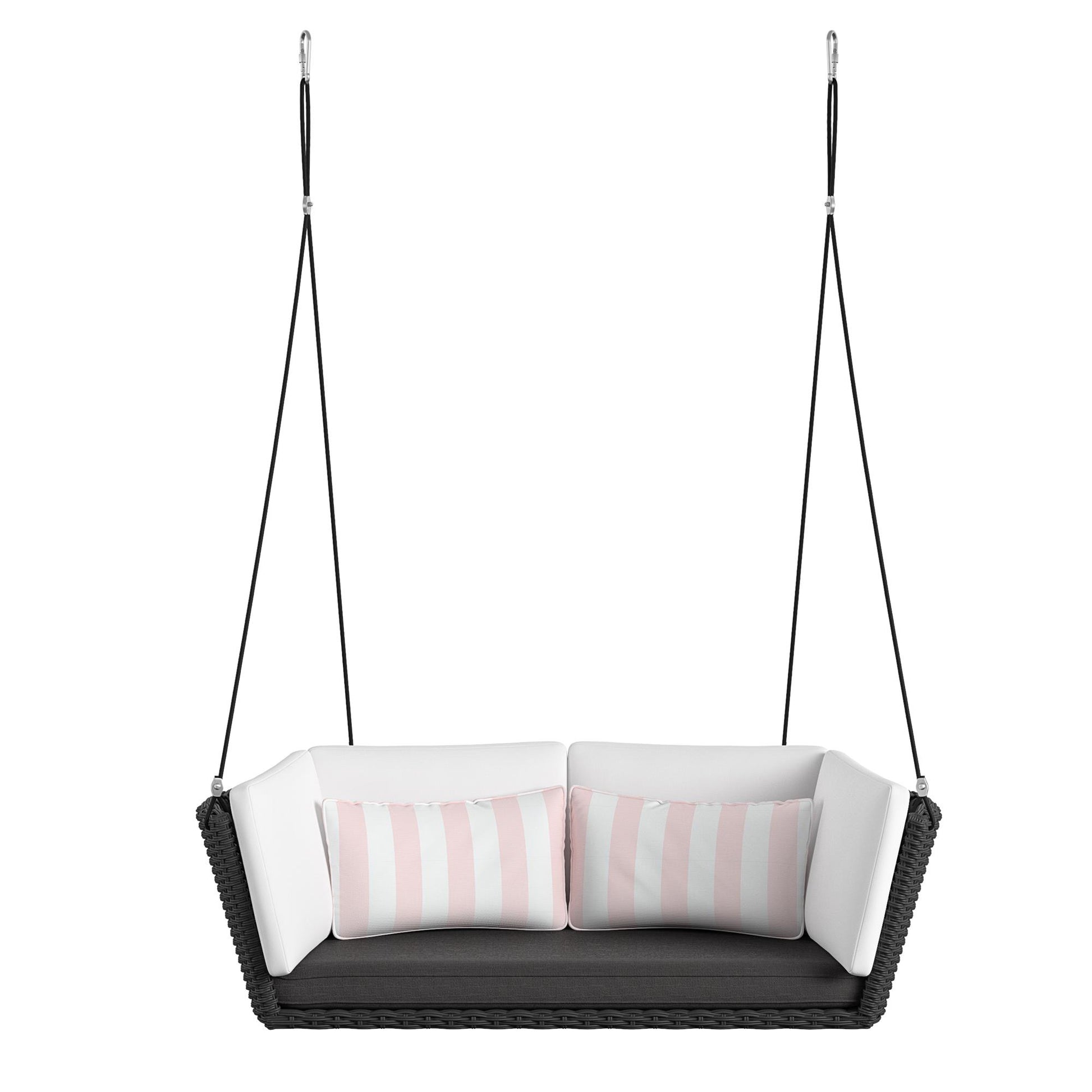 Sally Patio Swing - Light Pink - Loveseat Swing