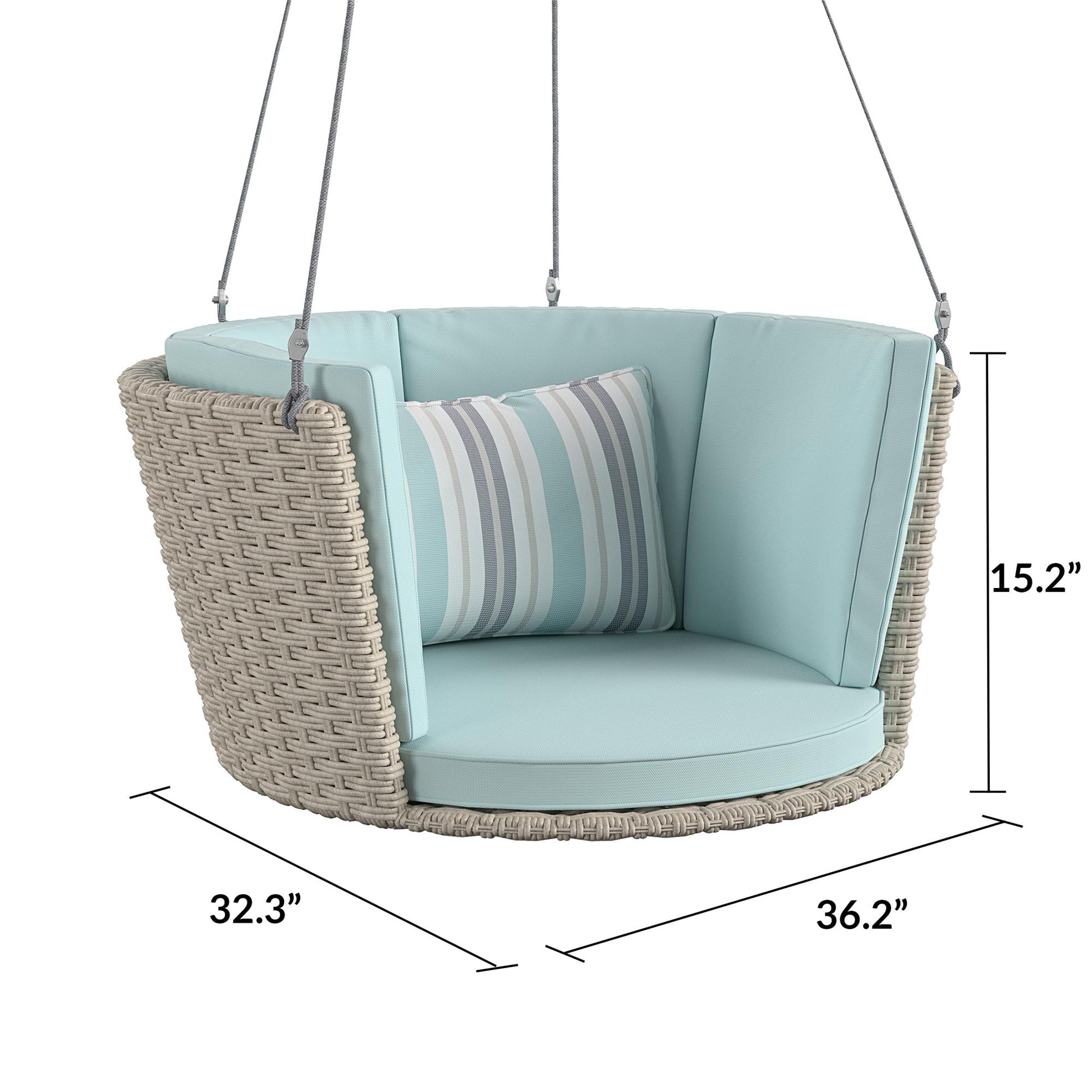 Sally Patio Swing - Aqua Haze - Standard Swing