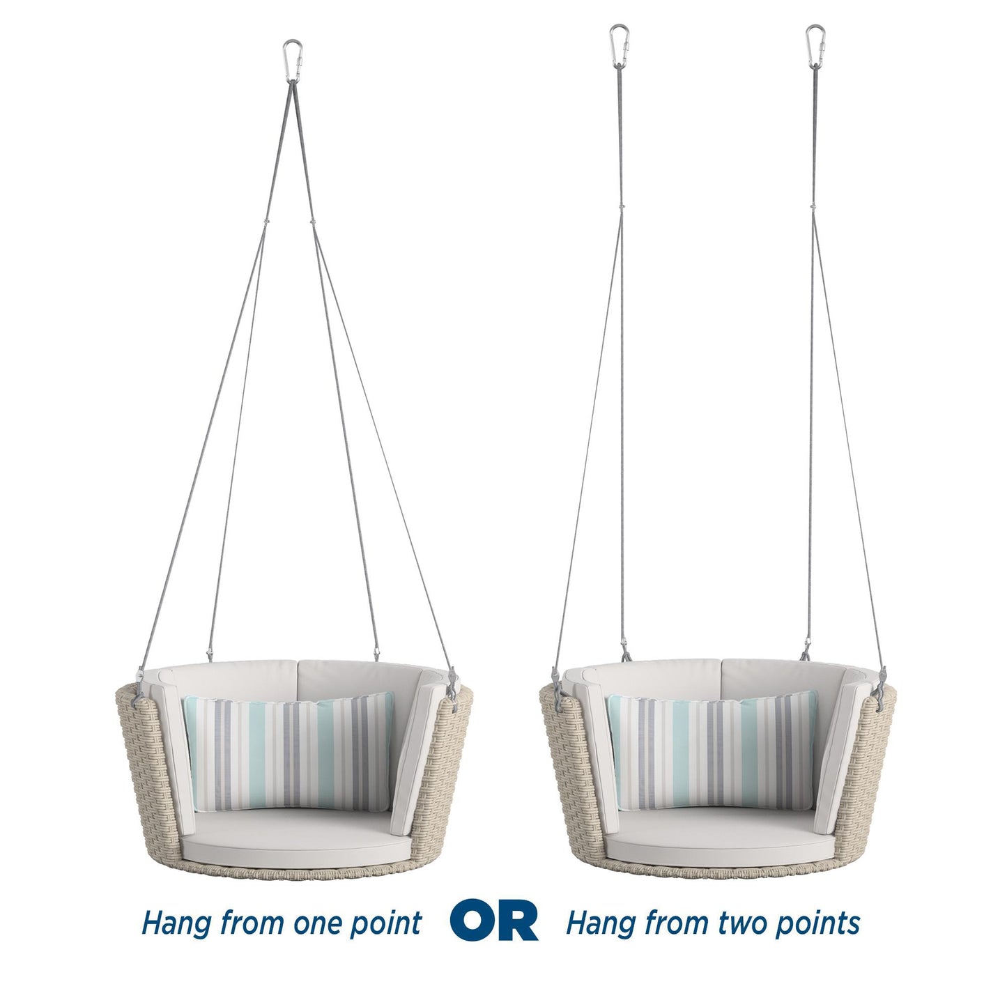 Sally Patio Swing - Grey - Standard Swing