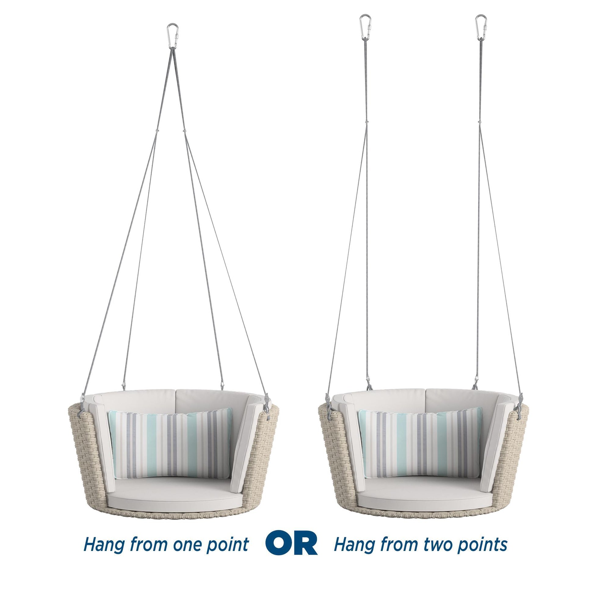 Sally Patio Swing - Grey - Standard Swing