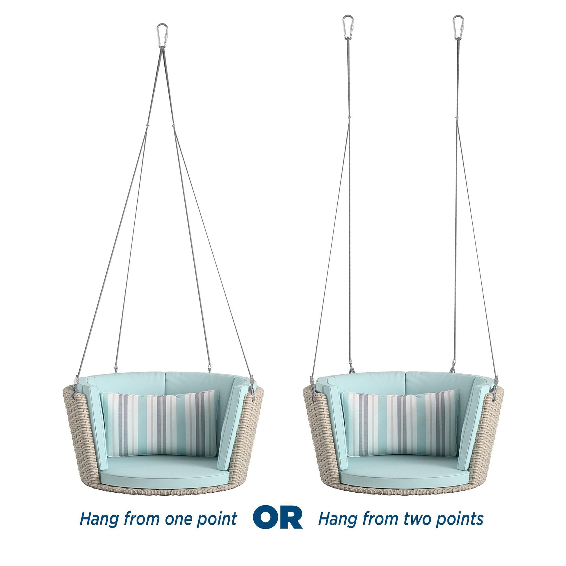 Sally Patio Swing - Aqua Haze - Standard Swing