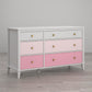 Monarch Hill Poppy 6 Drawer Dresser with 2 Sets of Knobs - Ivory Oak