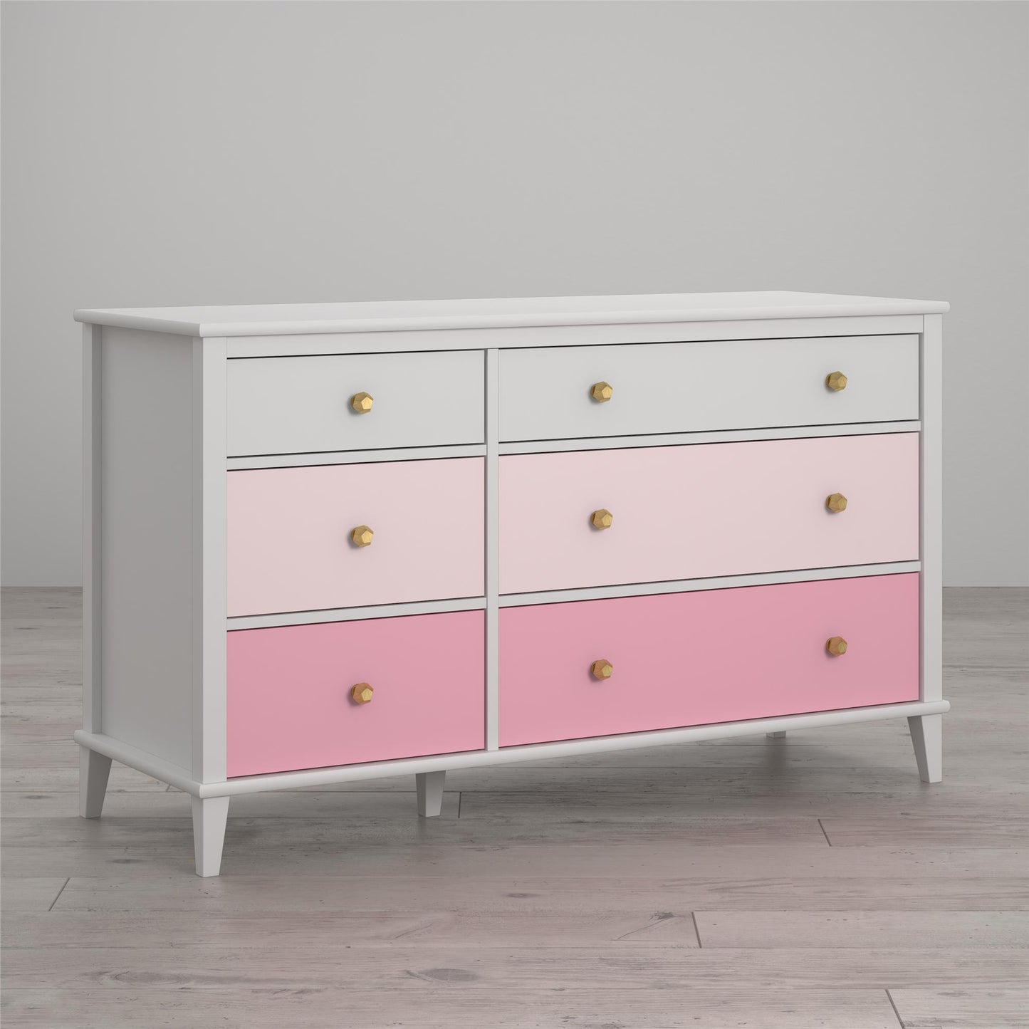 Monarch Hill Poppy 6 Drawer Dresser with 2 Sets of Knobs - Ivory Oak
