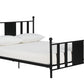 Langham Metal Bed, 7 inch or 11 inch Clearance - Black - Queen