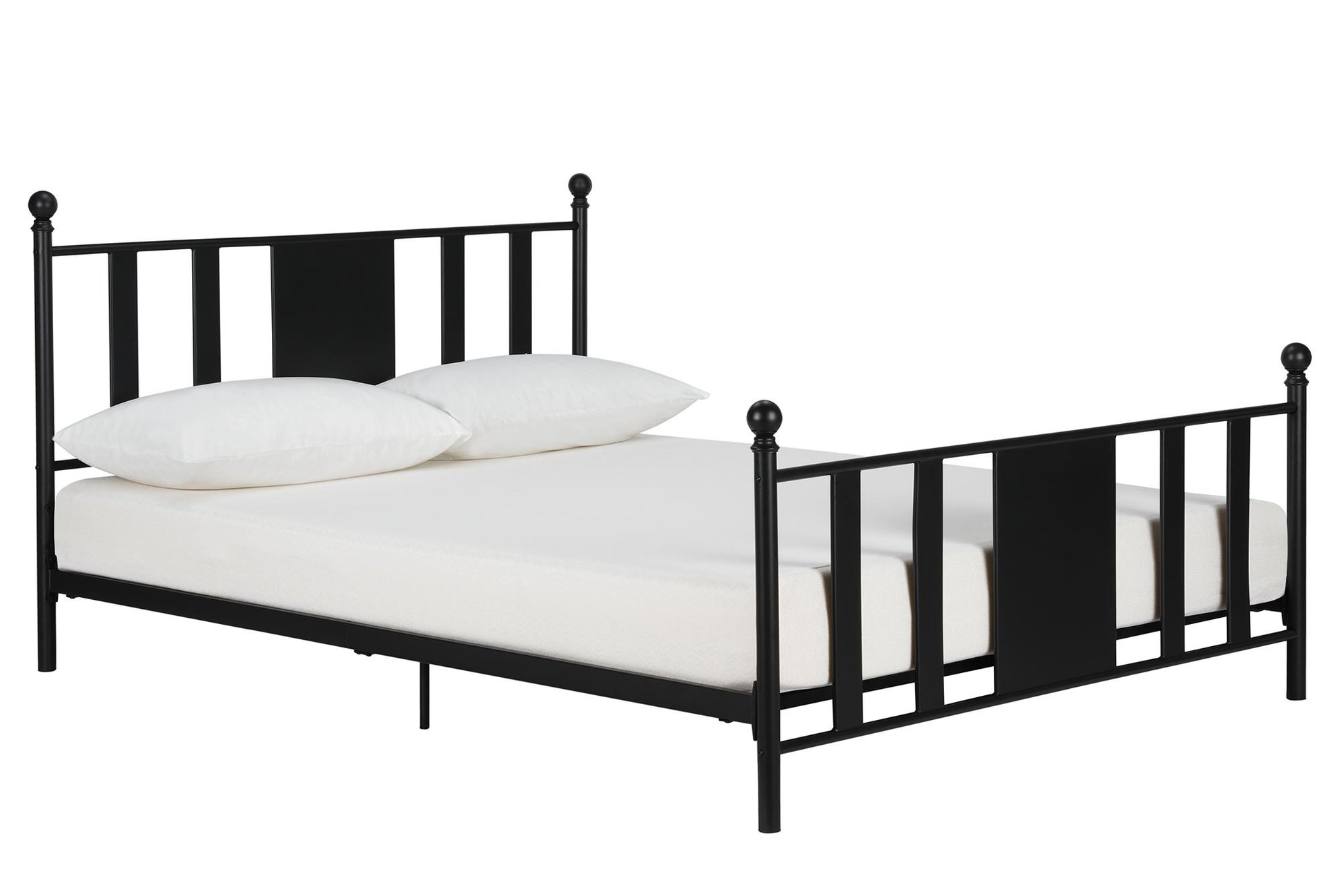 Langham Metal Bed, 7 inch or 11 inch Clearance - Black - Queen