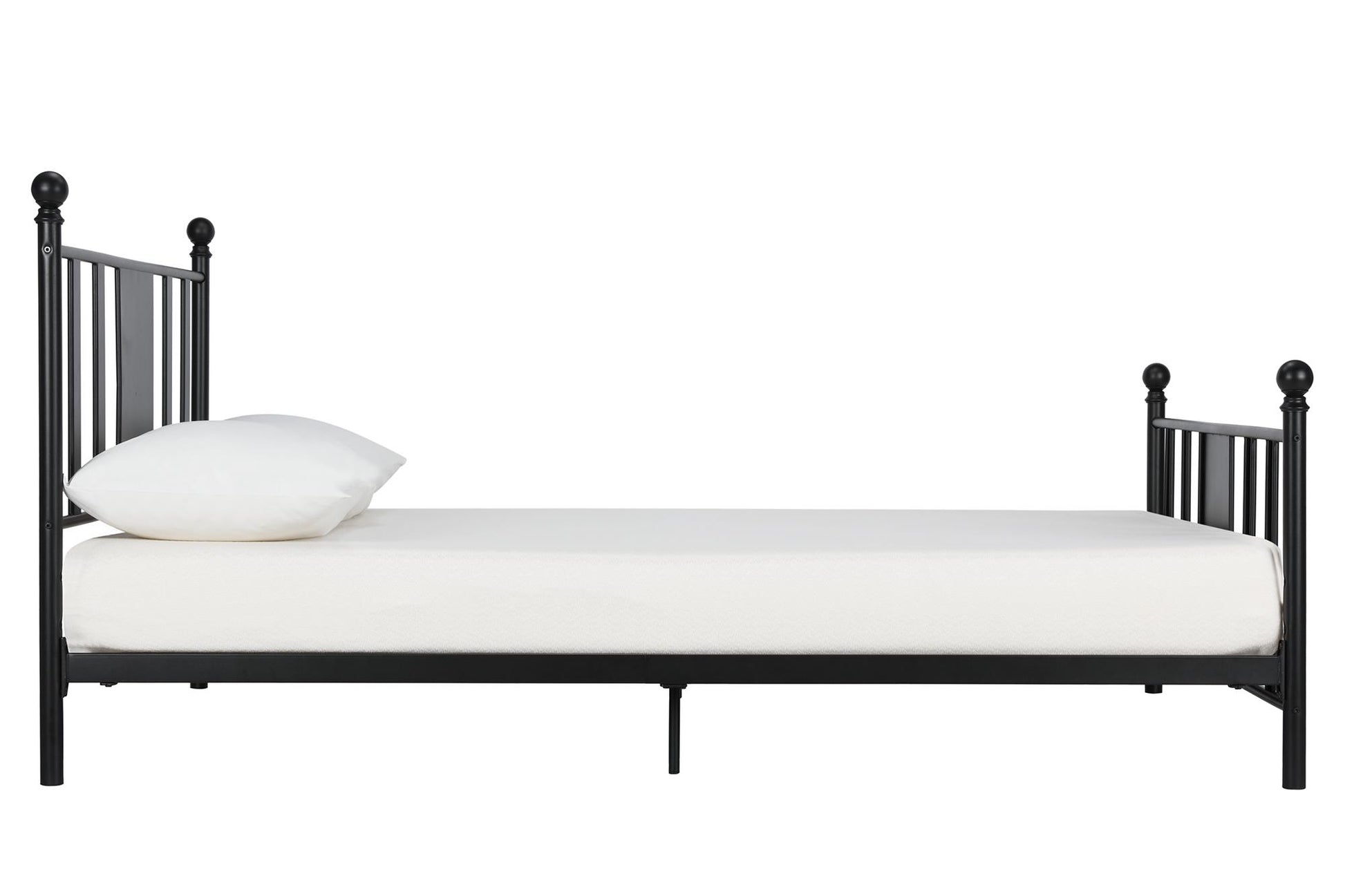 Langham Metal Bed, 7 inch or 11 inch Clearance - Black - Queen