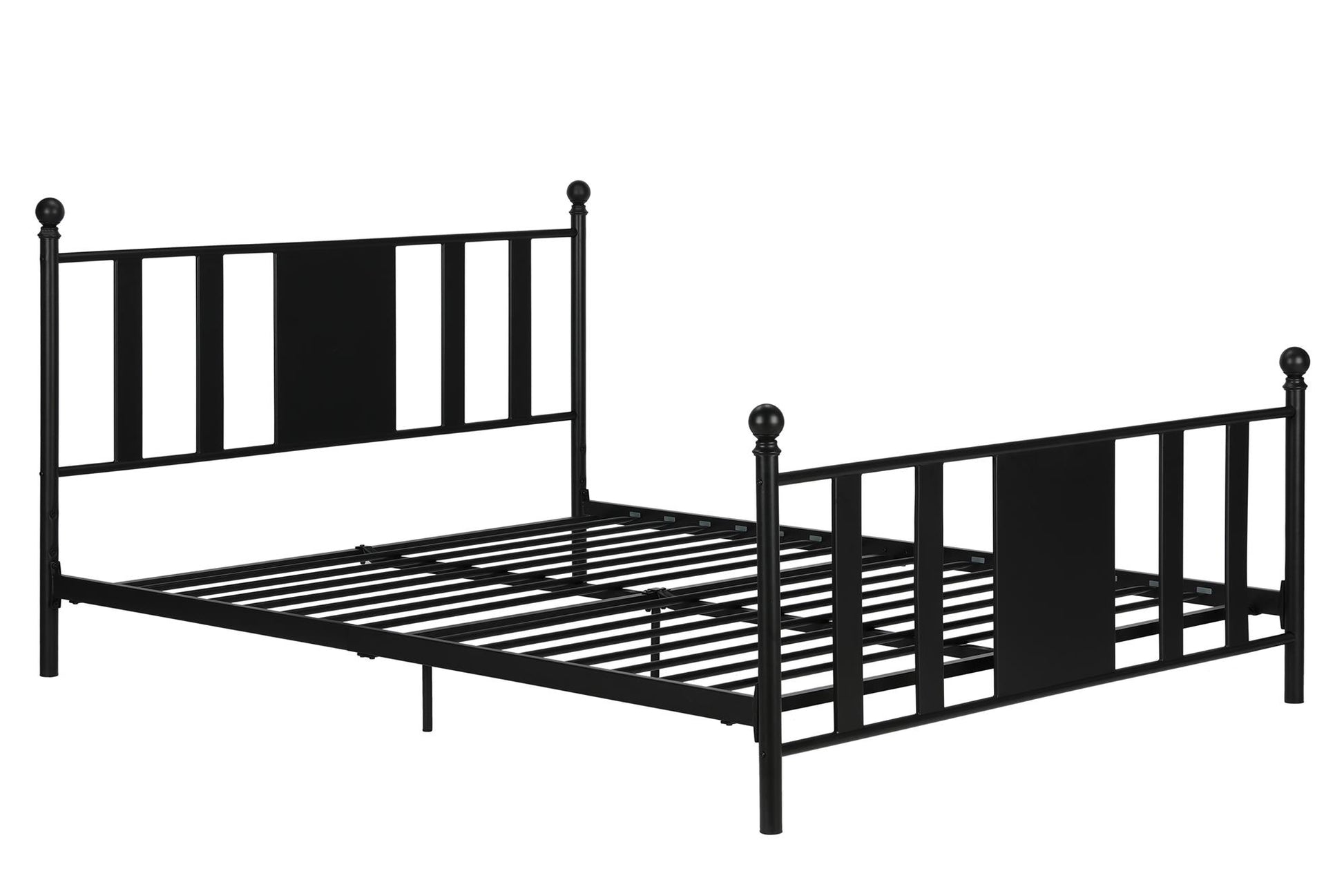 Langham Metal Bed, 7 inch or 11 inch Clearance - Black - Queen