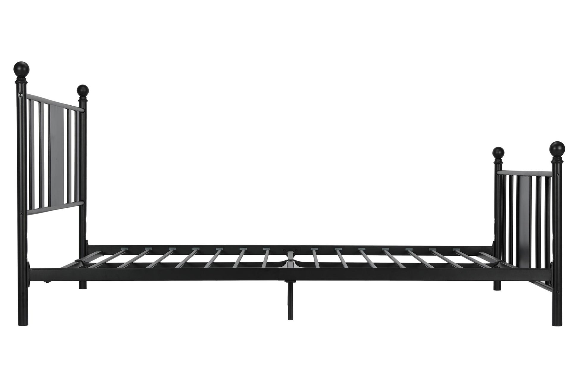 Langham Metal Bed, 7 inch or 11 inch Clearance - Black - Queen