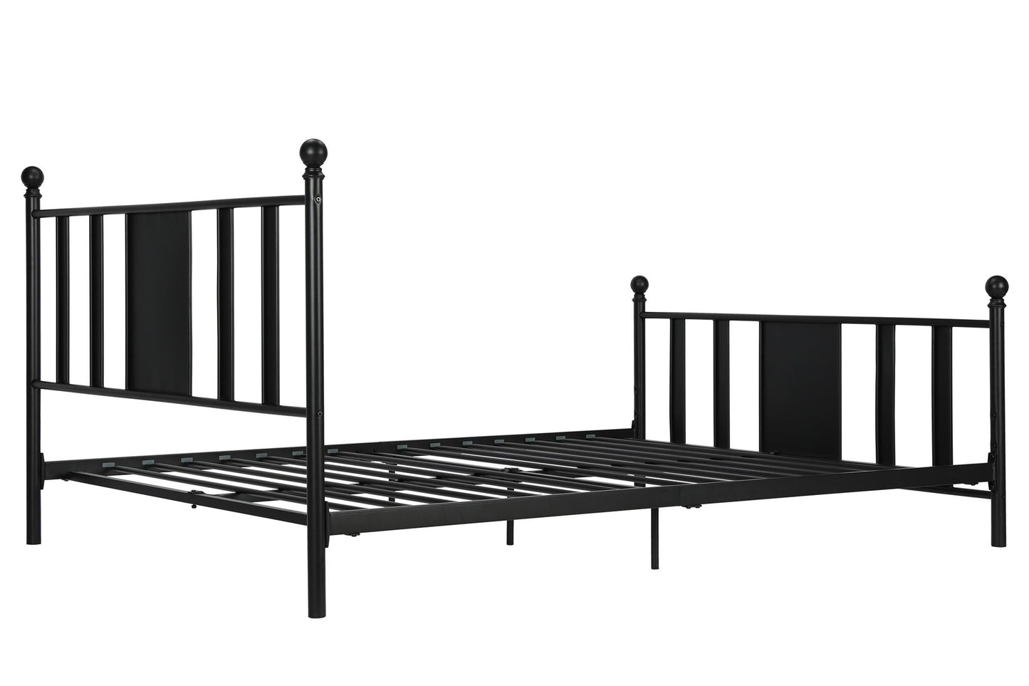 Langham Metal Bed, 7 inch or 11 inch Clearance - Black - Queen