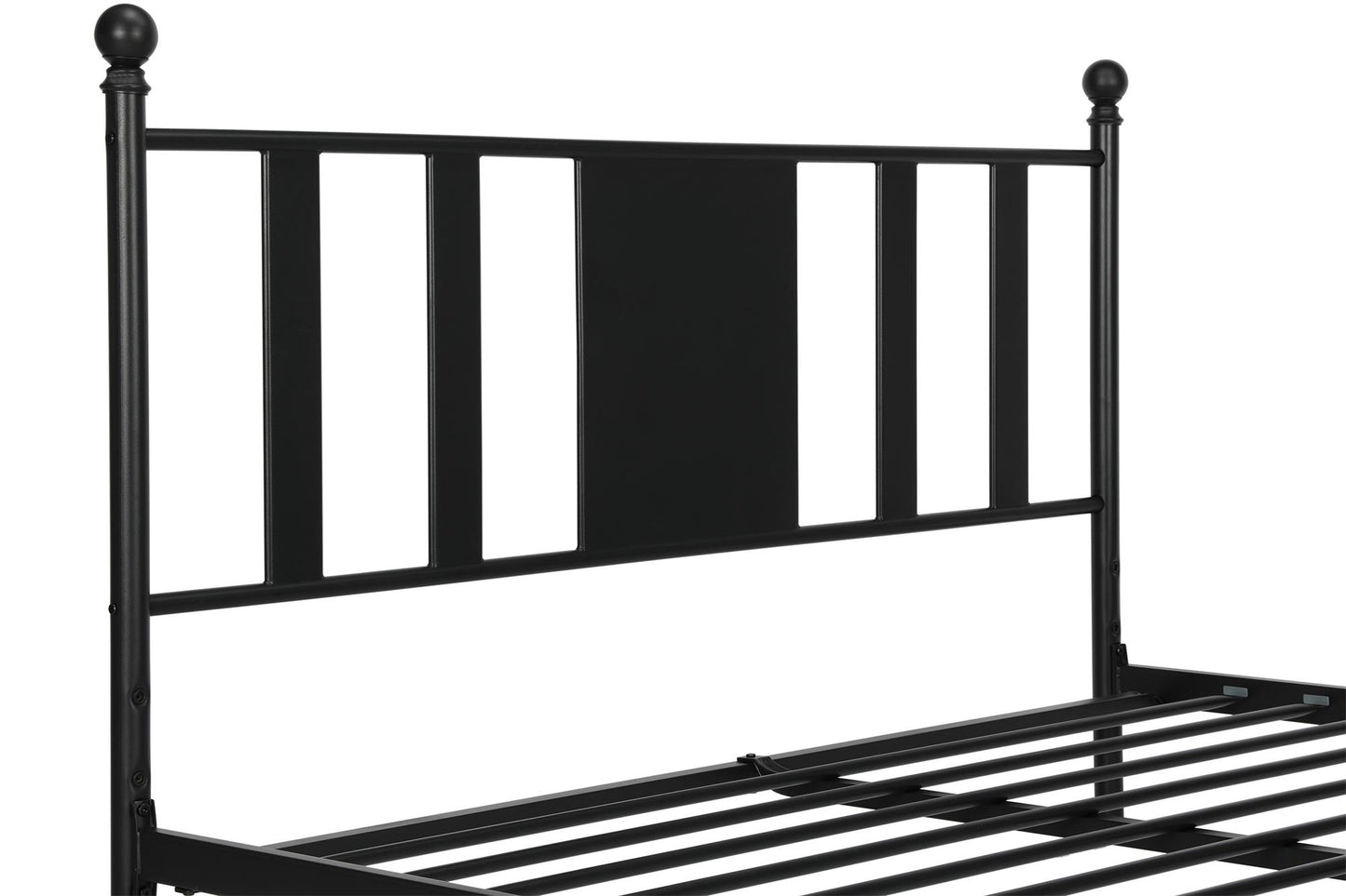 Langham Metal Bed, 7 inch or 11 inch Clearance - Black - Queen