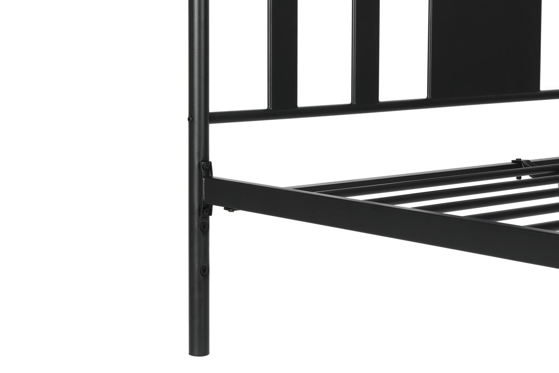 Langham Metal Bed, 7 inch or 11 inch Clearance - Black - Queen
