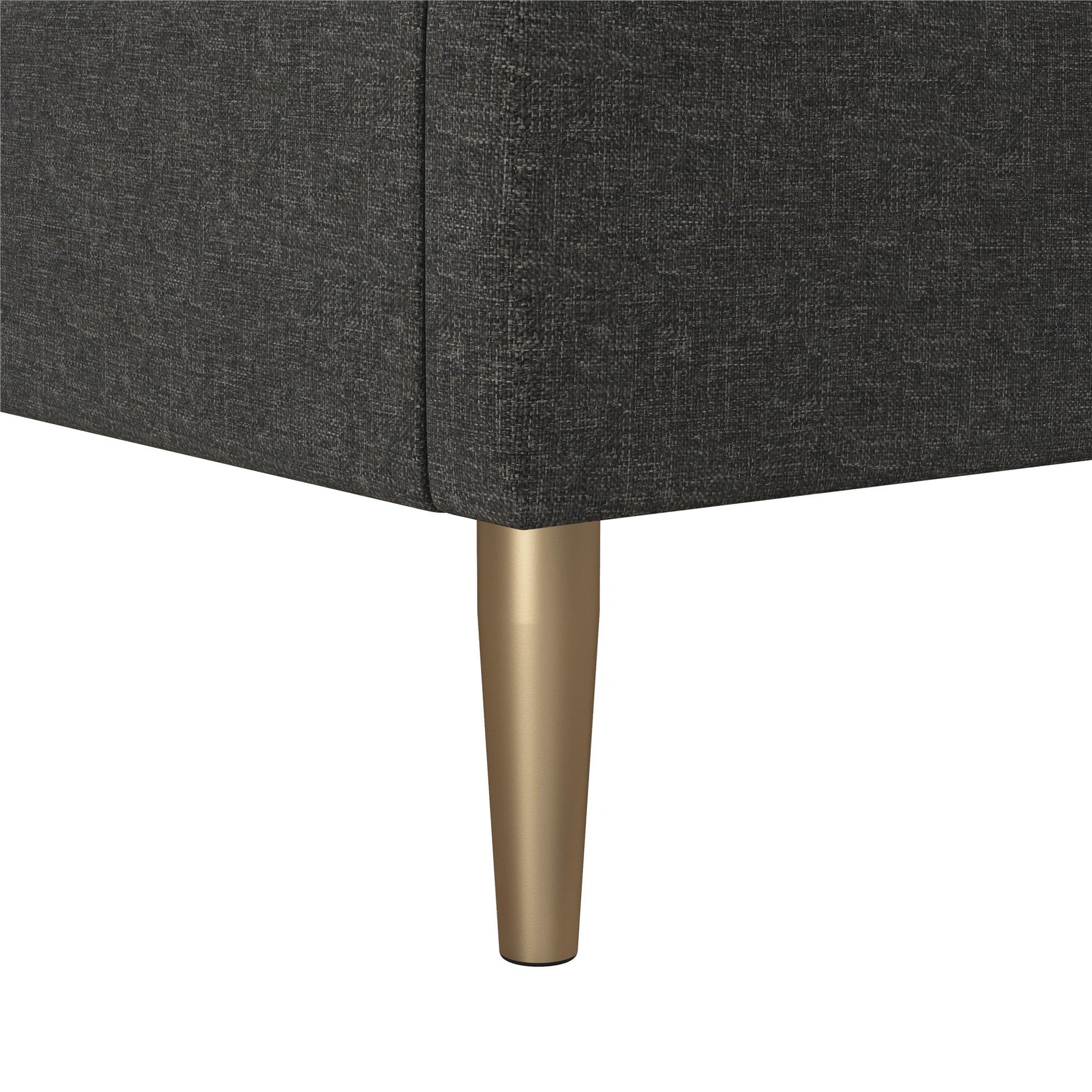 Daphne Upholstered Bed - Dark Gray - Queen