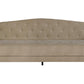 Novogratz Vintage Tufted Sofa Sleeper II, Taupe Velour - Tan