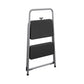 2-Step Household Folding Step Stool - Platinum/Black - 2 Step