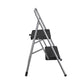 2-Step Household Folding Step Stool - Platinum/Black - 2 Step