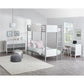 Monarch Hill Poppy 6 Drawer Dresser with 2 Sets of Knobs - Gray