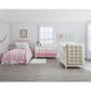 Monarch Hill Poppy 6 Drawer Dresser with 2 Sets of Knobs - Pink