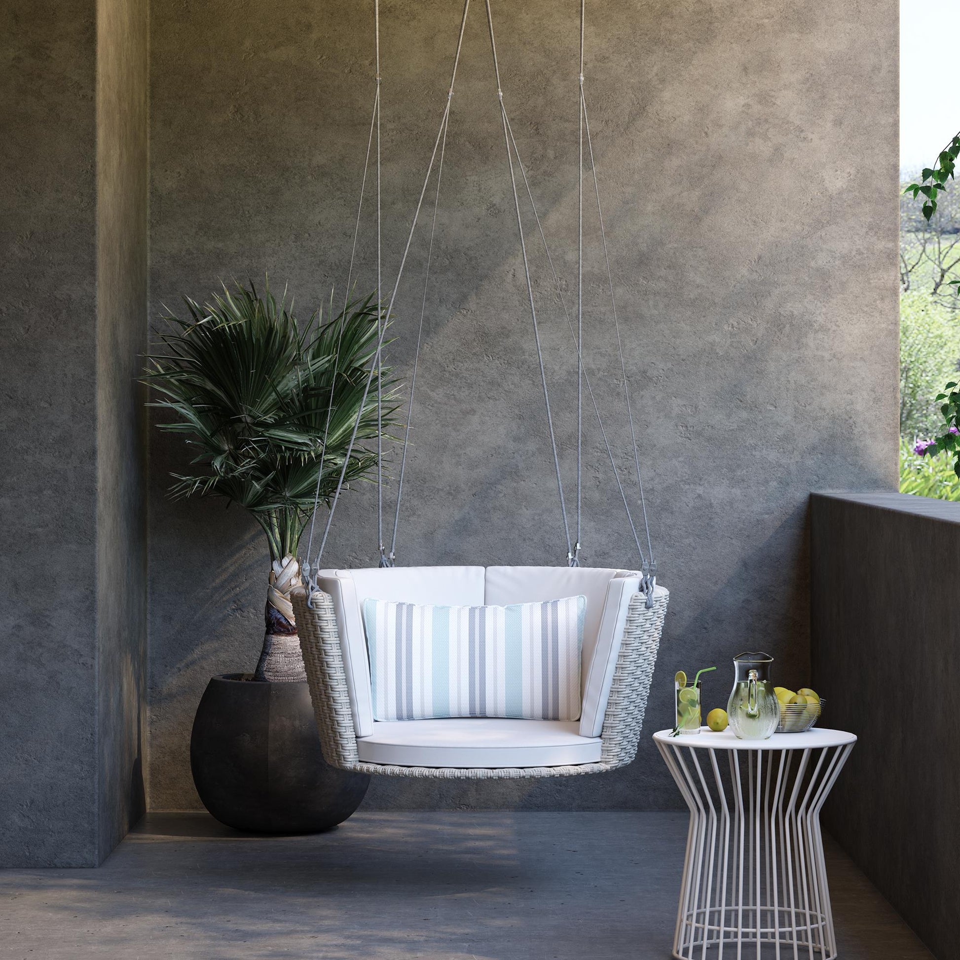 Sally Patio Swing - Grey - Standard Swing