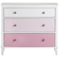 Monarch Hill Poppy 3 Drawer Dresser with 2 Sets of Knobs - Pink