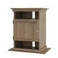 10/20 Gallon Aquarium Stand with Open and Concealed Storage - Rustic Oak
