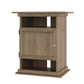 10/20 Gallon Aquarium Stand with Open and Concealed Storage - Rustic Oak