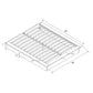 Maven Upholstered Bed with Modern Low Profile Design - Grey Linen - Queen