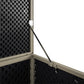 Outdoor Weather-Resistant Patio Deck Storage Box with Locking Hinge Design - Tan