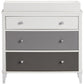 Monarch Hill Poppy 3 Drawer Changing Table with 2 Sets of Knobs - Gray