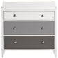 Monarch Hill Poppy 3 Drawer Changing Table with 2 Sets of Knobs - Gray