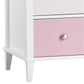 Monarch Hill Poppy 3 Drawer Changing Table with 2 Sets of Knobs - Pink