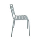 Poolside Gossip June Outdoor/Indoor Stacking Dining Chairs, Set of 2 - Light Gray - 2-Pack