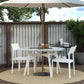 Poolside Collection Chandler Stacking Dining Chairs Indoor/Outdoor, Set of 2 - White - 2-Pack