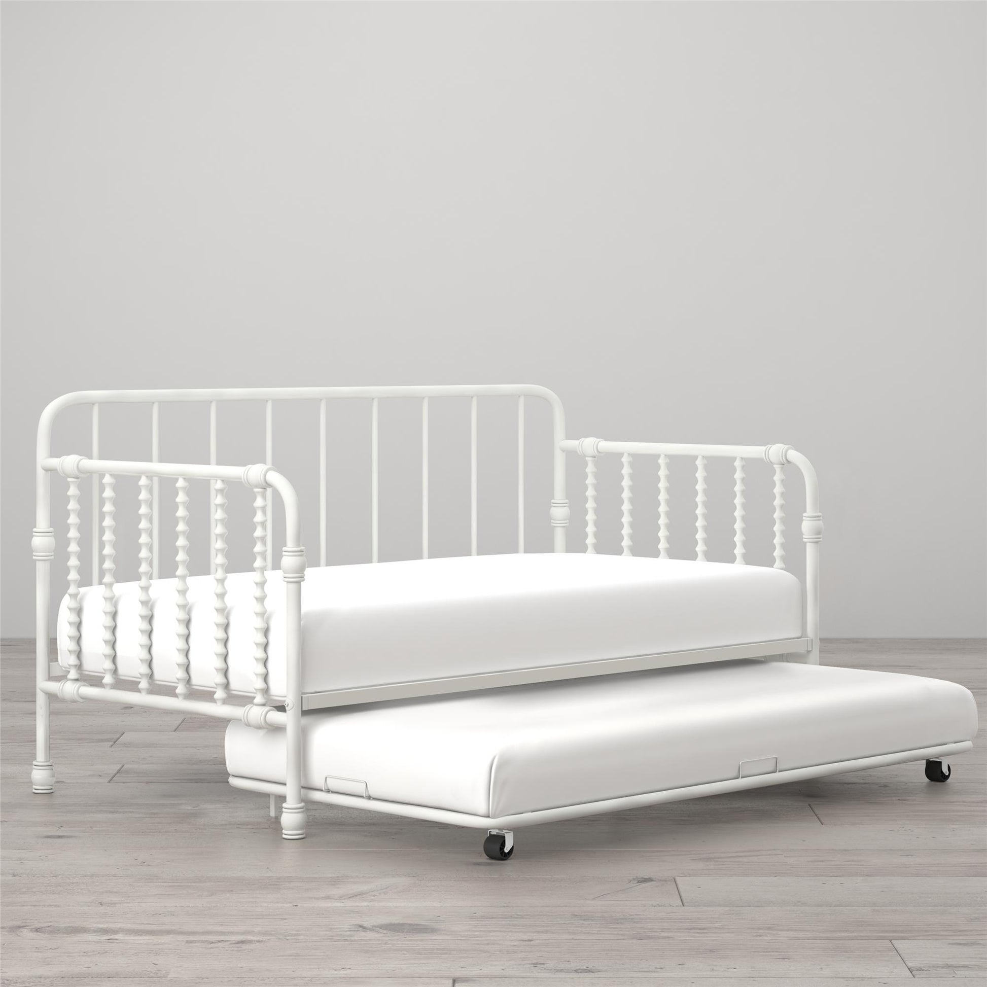 Monarch Hill Wren Metal Daybed and Trundle Set - White - Twin